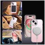 Hybrid-Flex Kickstand Case with Magsafe for Apple iPhone 15 - Clear