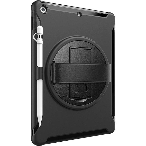 Protection Hand Strap Series Case for Apple iPad 10.2" (9th Generation 2021) - Black