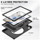 PROTECTION Hand Strap Series Case for Samsung Galaxy Tab A8 - Black