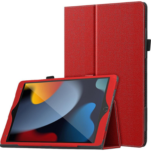 Bi-Fold Folio Case for Apple iPad 10.2" (9th Generation 2021) - Red