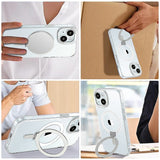 Hybrid-Flex Kickstand Case with Magsafe for Apple iPhone 15 - Clear