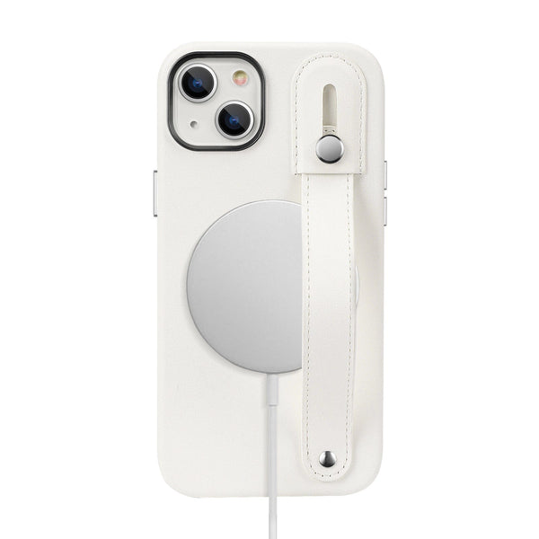 FingerGrip Series Case with MagSafe for Apple iPhone 15 Plus - White