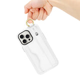 Fingergrip Case with Card Slot for iPhone 15 Pro Max - White