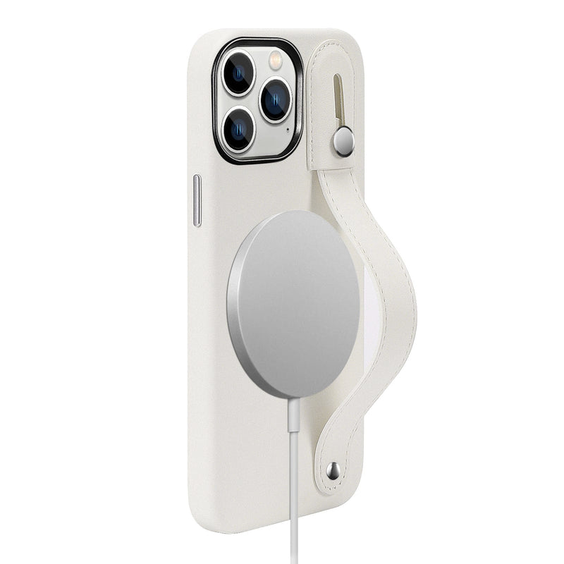 FingerGrip Series Case with MagSafe for Apple iPhone 15 Pro - White