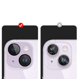 ZeroDamage Camera Lens Protector for Apple iPhone 14 and iPhone 14 Plus (2-Pack) - Purple