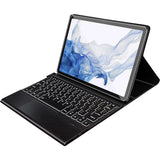 Keyboard Case with TrackPad for Samsung Galaxy Tab S8, Tab S9 and Tab S9 FE - Black