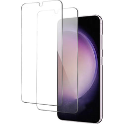 ZeroDamage Ultra Strong+ Tempered Glass Screen Protector for Samsung Galaxy S23 (2-Pack) - Clear