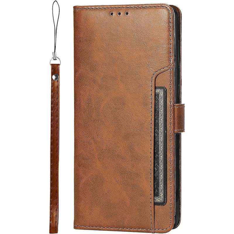 Folio Wallet Case for Samsung Galaxy S23+ - Brown