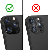 ZeroDamage HD Flexible Glass Camera Lens Protector for Apple iPhone 13 Pro/ Pro Max (2-Pack)