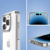 Hybrid-Flex Hard Shell Case for Apple iPhone 15 Pro - Clear