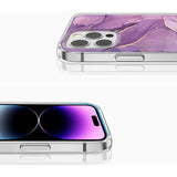 Marble Series Case for Apple iPhone 14 Pro Max - Purple Marble