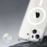 Hybrid-Flex Hard Shell MagSafe Compatible Case for Apple iPhone 14 Plus - Clear