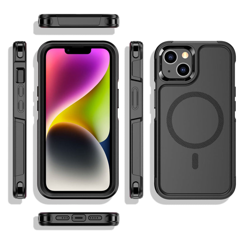 Armor Series Hard Shell Case for Apple iPhone 14 Plus - Black