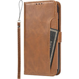 Folio Wallet Case for Apple iPhone 14 - Brown