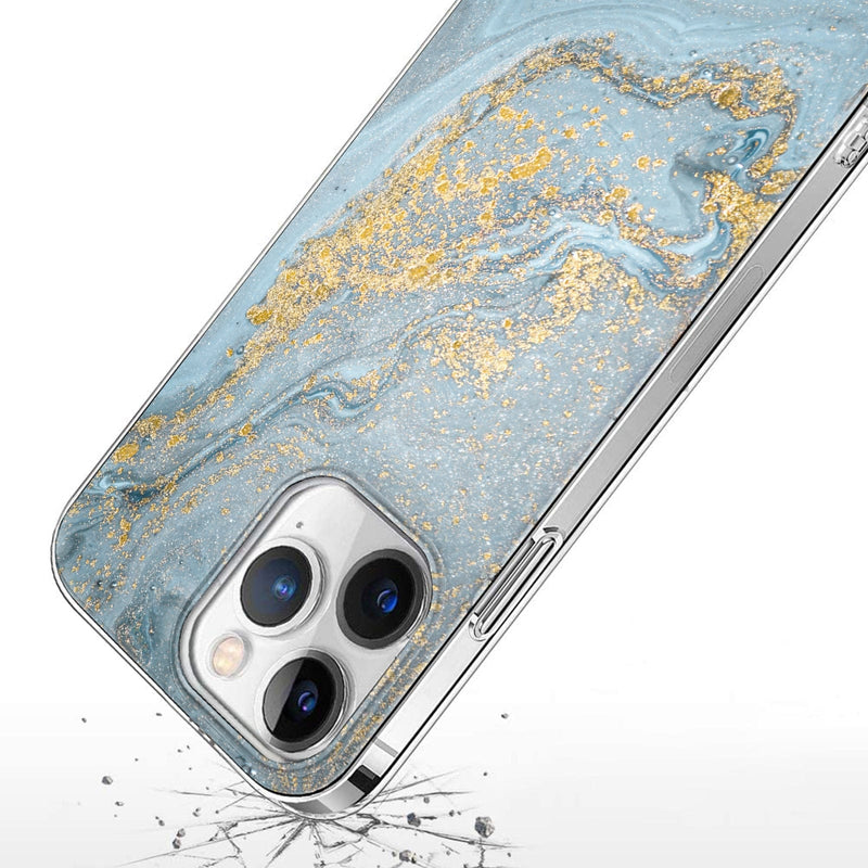 Marble Series Case with MagSafe for Apple iPhone 15 Pro Max - Blue Marble