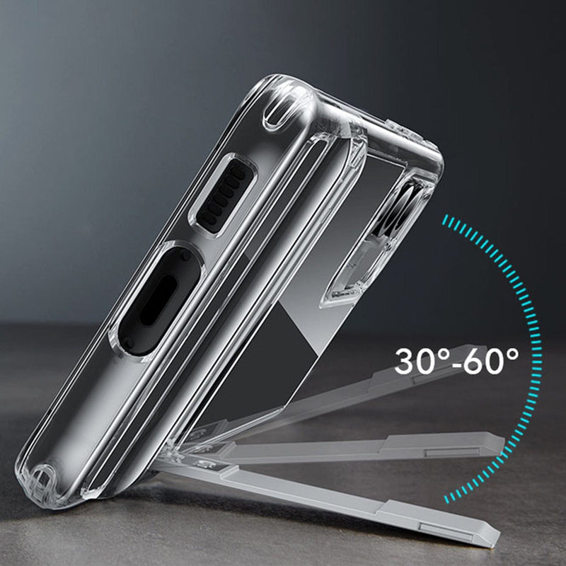 AirShield Boost Kickstand Series Case for Samsung Galaxy S23+ - Clear