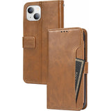 Folio Wallet Case for Apple iPhone 14 Plus - Brown