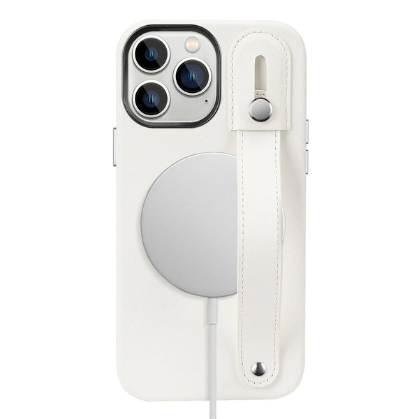 FingerGrip Series Case with MagSafe for Apple iPhone 15 Pro - White