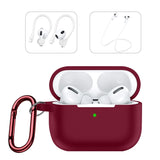 Silicone Case for AirPods Pro 2 (2nd Generation) - Burgundy