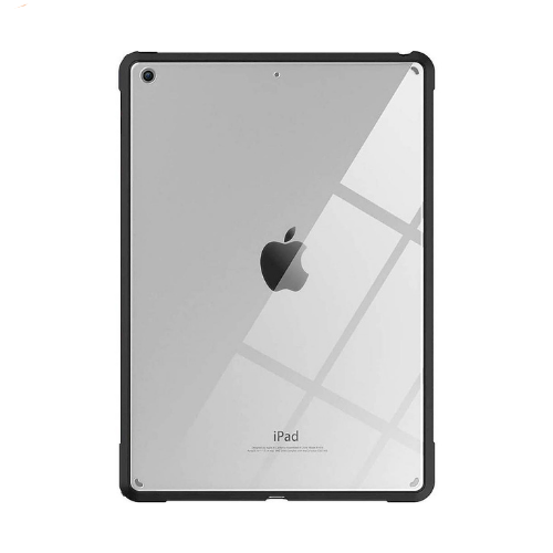 Hybrid-Flex Hard Shell Case for Apple iPad 10.2" (9th Generation 2021) - Clear Black