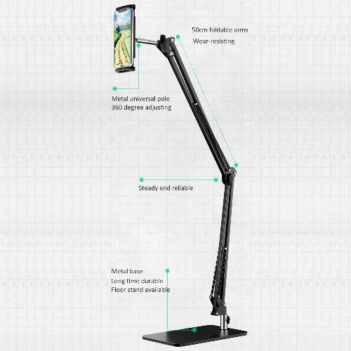 SaharaCase - Stand for Most Cell Phones and Tablets from 4.7" up to 11" - Black - Sahara Case LLC